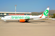 Transavia Boeing 737-8EH (PH-GUU) at  Zakynthos Dionysios Solomos, Greece