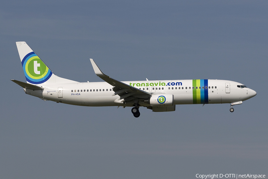 Transavia Boeing 737-8K2 (PH-HSA) | Photo 277916