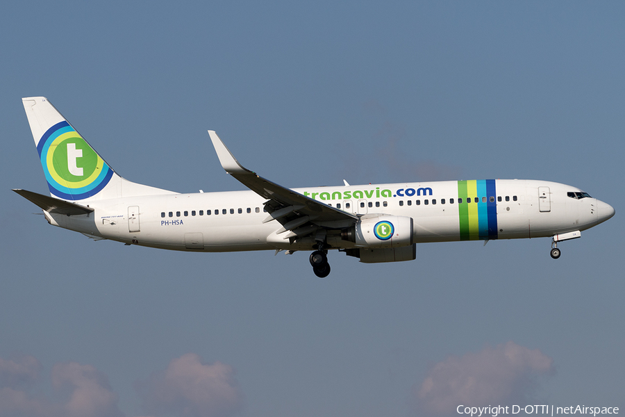Transavia Boeing 737-8K2 (PH-HSA) | Photo 527321