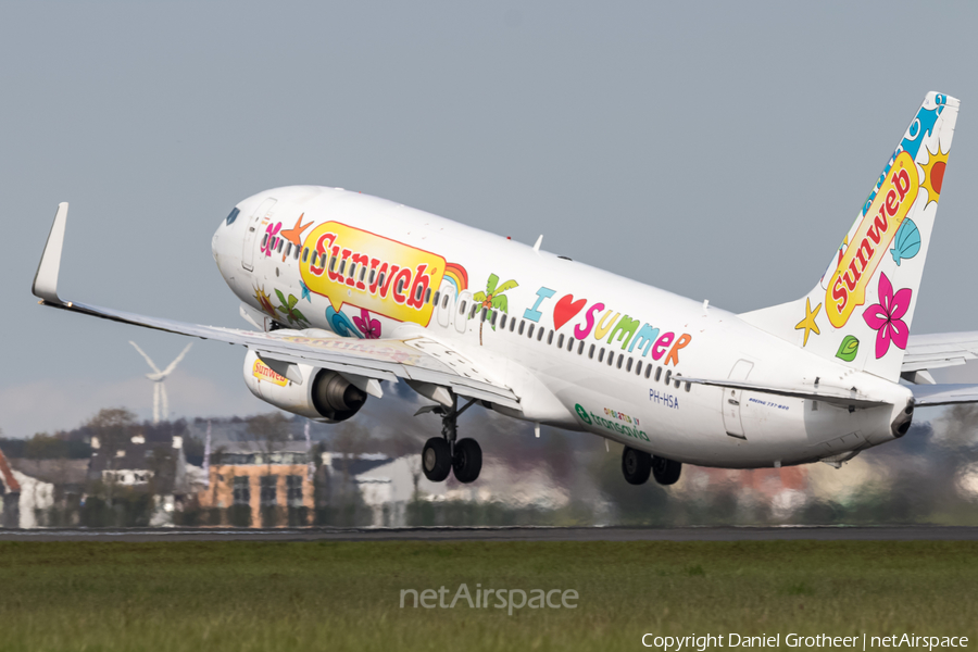 Transavia Boeing 737-8K2 (PH-HSA) | Photo 90954