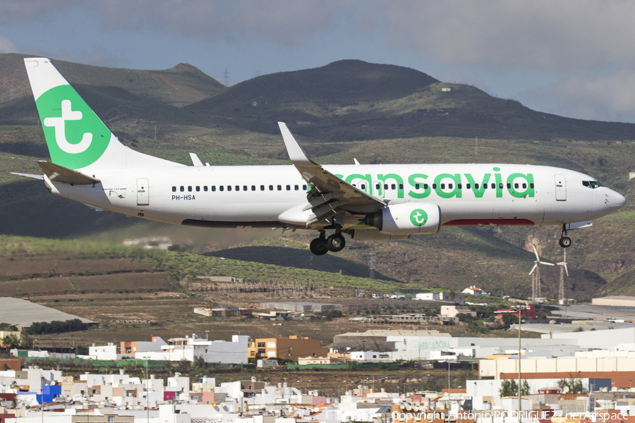 Transavia Boeing 737-8K2 (PH-HSA) | Photo 133585