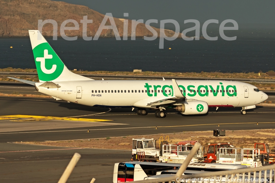 Transavia Boeing 737-8K2 (PH-HSA) | Photo 337710