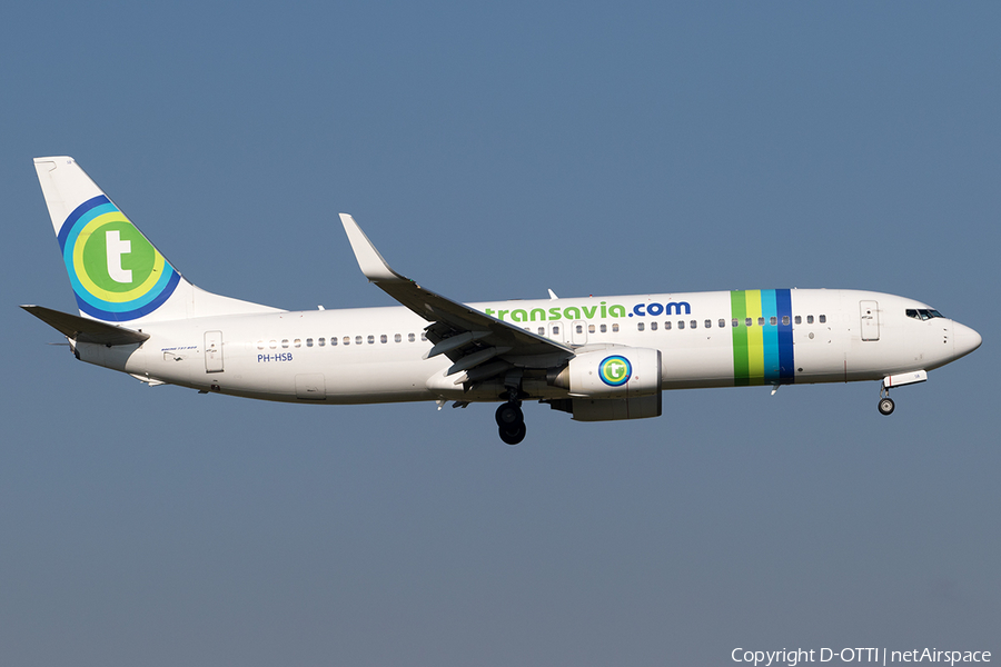 Transavia Boeing 737-8K2 (PH-HSB) | Photo 527194