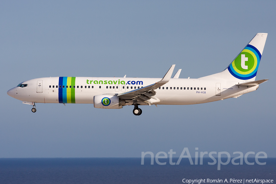 Transavia Boeing 737-8K2 (PH-HSB) | Photo 282373