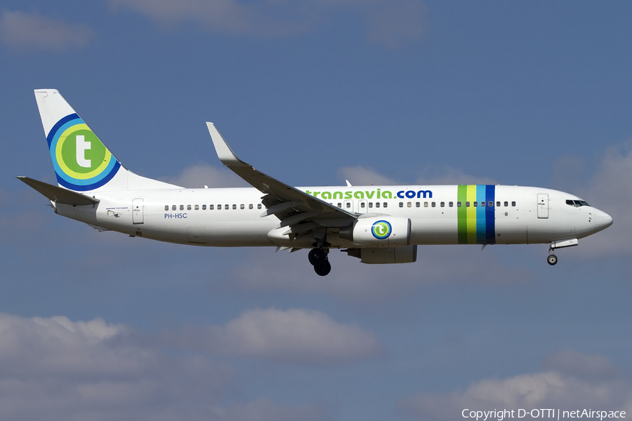 Transavia Boeing 737-8K2 (PH-HSC) | Photo 404413