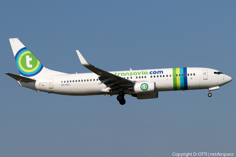 Transavia Boeing 737-8K2 (PH-HSC) | Photo 527311