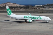 Transavia Boeing 737-8K2 (PH-HSC) at  Gran Canaria, Spain
