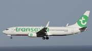 Transavia Boeing 737-8K2 (PH-HSC) at  Gran Canaria, Spain