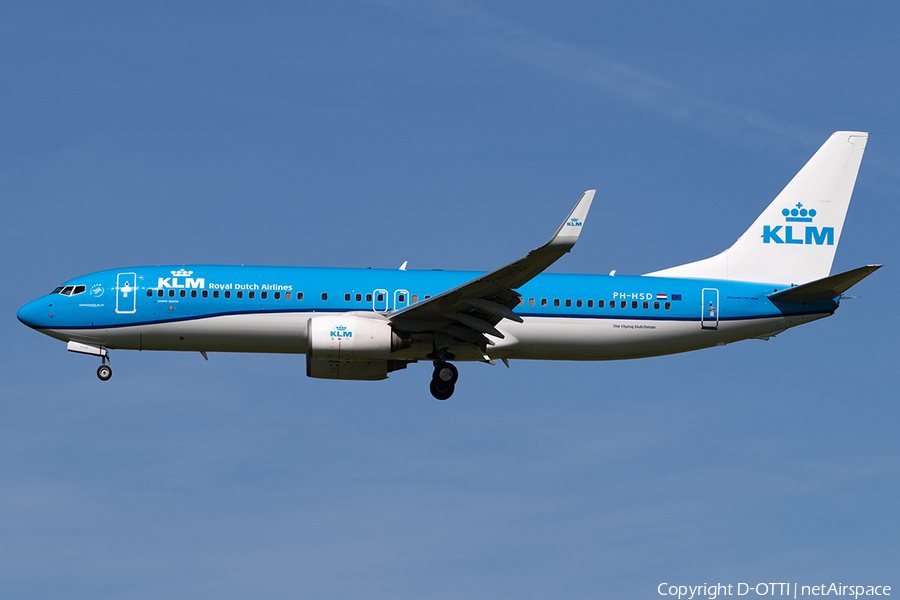 KLM - Royal Dutch Airlines Boeing 737-8K2 (PH-HSD) | Photo 167674