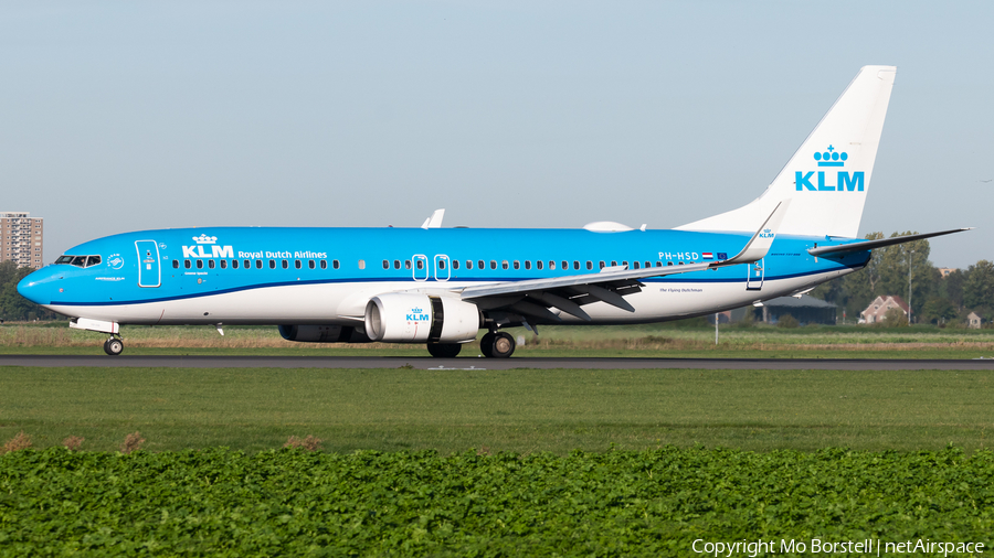 KLM - Royal Dutch Airlines Boeing 737-8K2 (PH-HSD) | Photo 531811