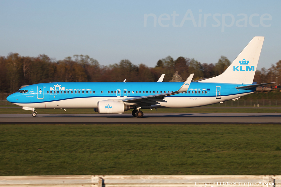 KLM - Royal Dutch Airlines Boeing 737-8K2 (PH-HSD) | Photo 310996