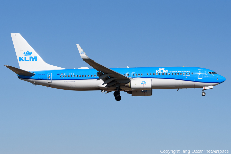 KLM - Royal Dutch Airlines Boeing 737-8K2 (PH-HSD) | Photo 507109