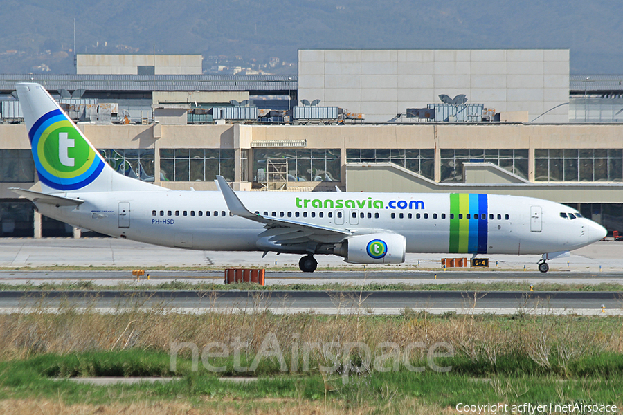 Transavia Boeing 737-8K2 (PH-HSD) | Photo 306377
