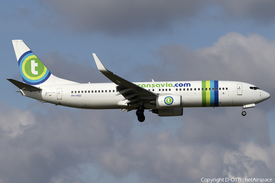 Transavia Boeing 737-8K2 (PH-HSD) | Photo 530034