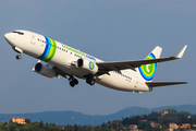 Transavia Boeing 737-8K2 (PH-HSF) at  Corfu - International, Greece