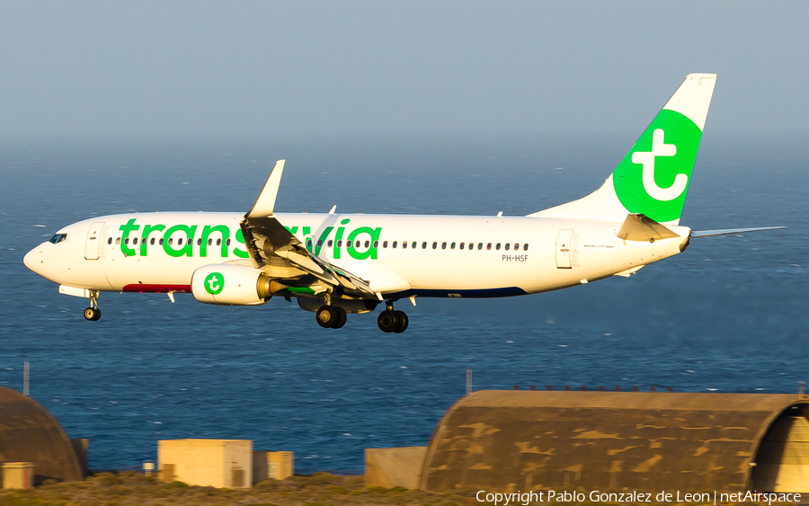Transavia Boeing 737-8K2 (PH-HSF) | Photo 334538