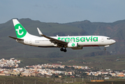 Transavia Boeing 737-8K2 (PH-HSG) at  Gran Canaria, Spain