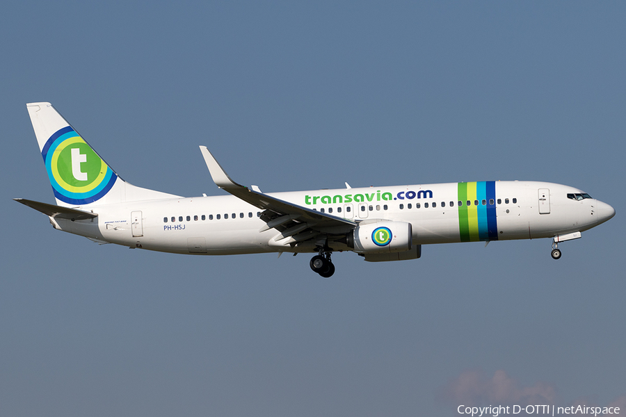 Transavia Boeing 737-8K2 (PH-HSJ) | Photo 527319