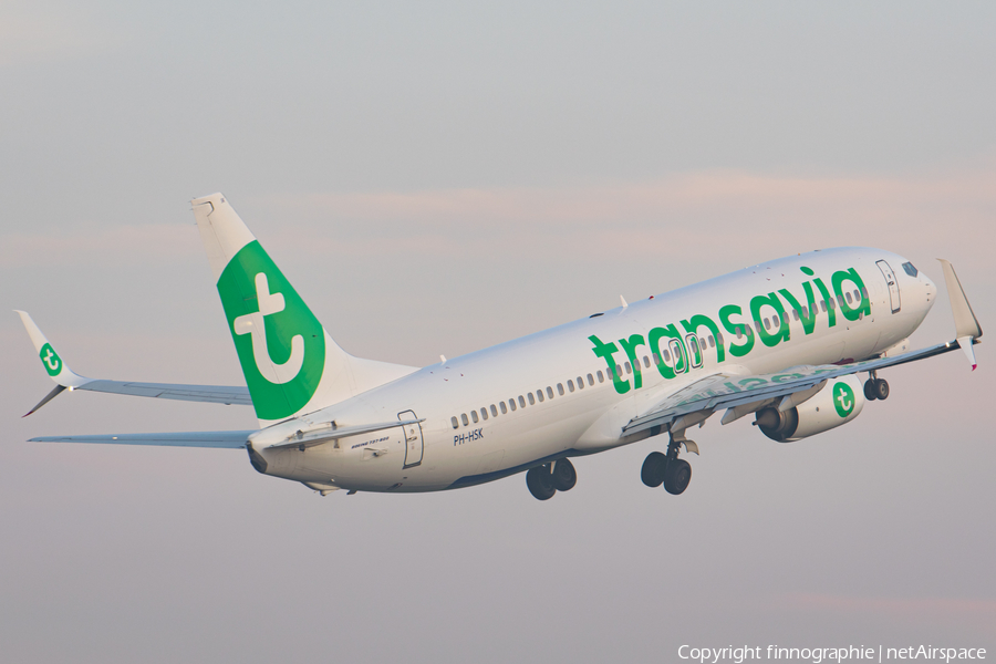 Transavia Boeing 737-8K2 (PH-HSK) | Photo 424857