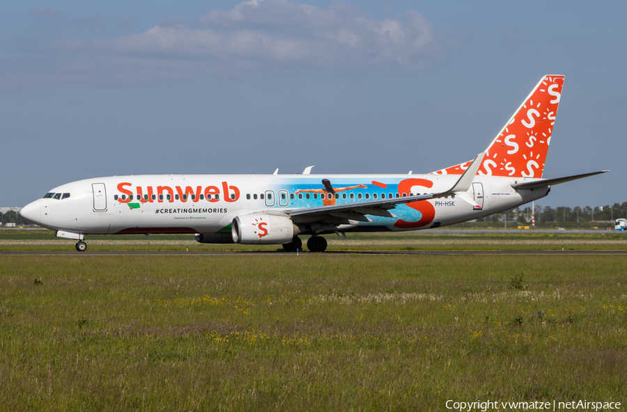 Transavia Boeing 737-8K2 (PH-HSK) | Photo 508411