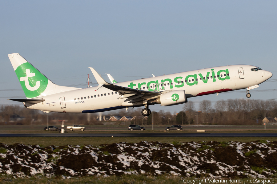 Transavia Boeing 737-8K2 (PH-HSK) | Photo 560158