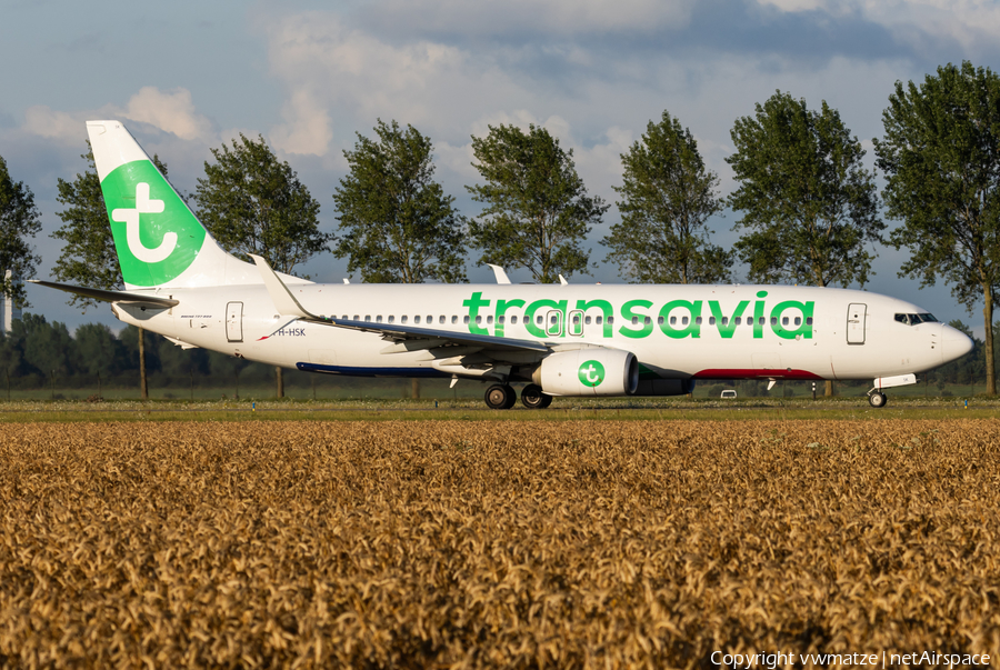 Transavia Boeing 737-8K2 (PH-HSK) | Photo 581555