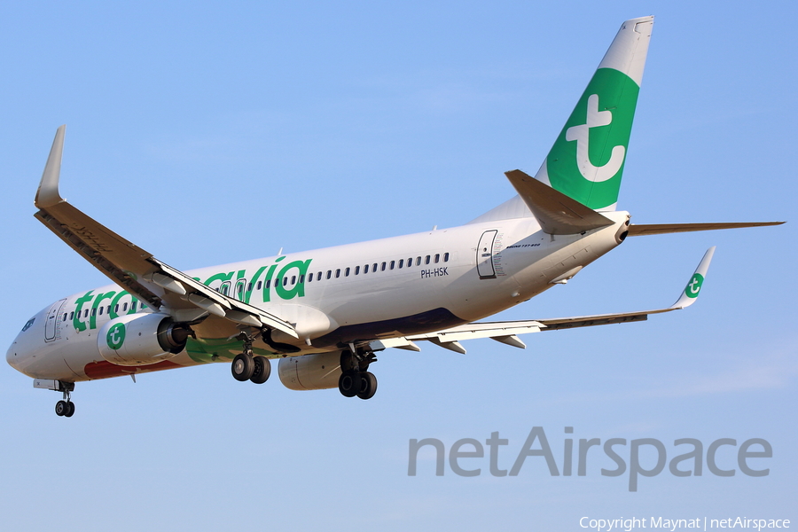 Transavia Boeing 737-8K2 (PH-HSK) | Photo 160631