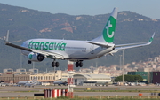 Transavia Boeing 737-8K2 (PH-HSK) at  Barcelona - El Prat, Spain