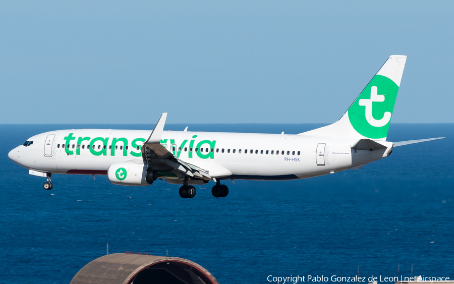 Transavia Boeing 737-8K2 (PH-HSK) | Photo 334539