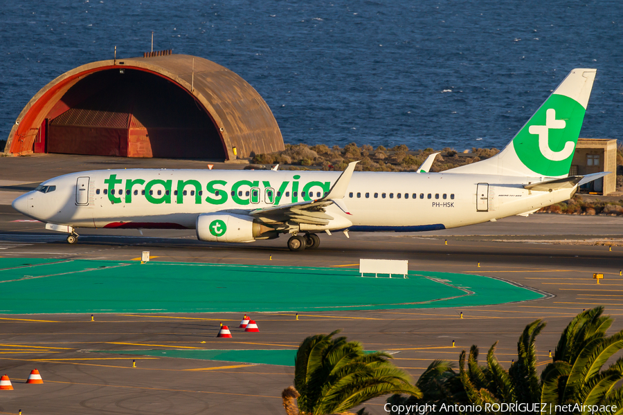 Transavia Boeing 737-8K2 (PH-HSK) | Photo 483658