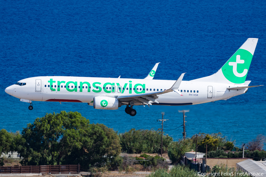 Transavia Boeing 737-8K2 (PH-HSK) | Photo 582360