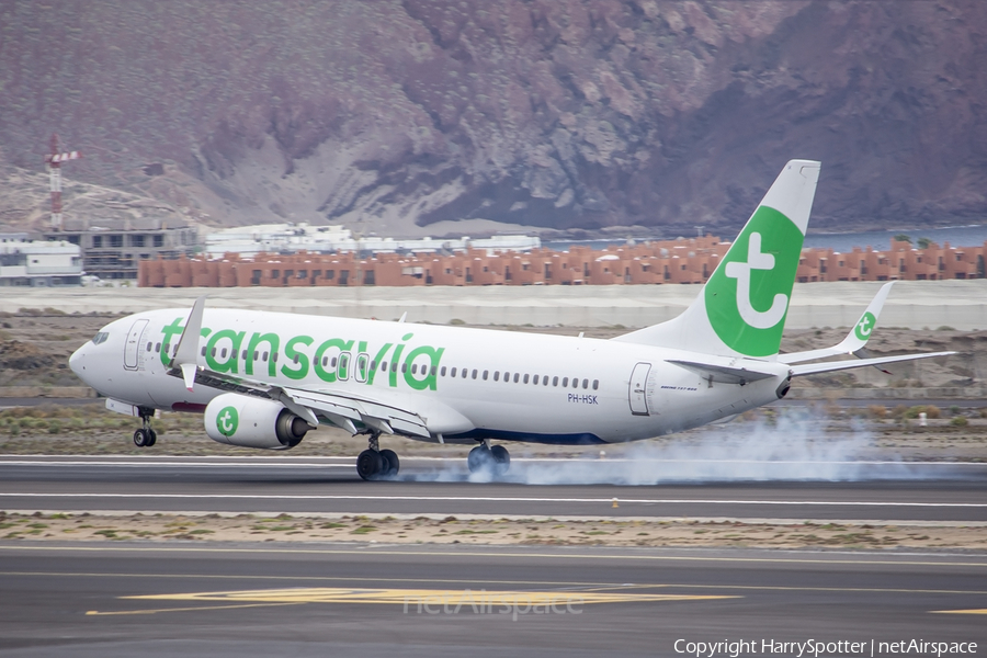 Transavia Boeing 737-8K2 (PH-HSK) | Photo 330446