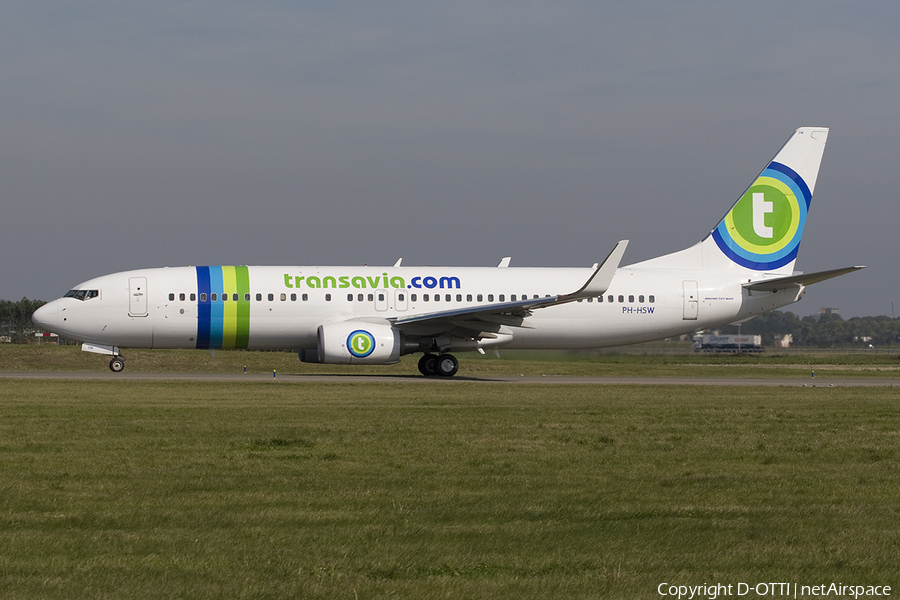 Transavia Boeing 737-8K2 (PH-HSW) | Photo 277928
