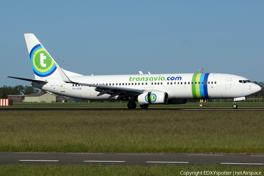 Transavia Boeing 737-8K2 (PH-HSW) | Photo 291555