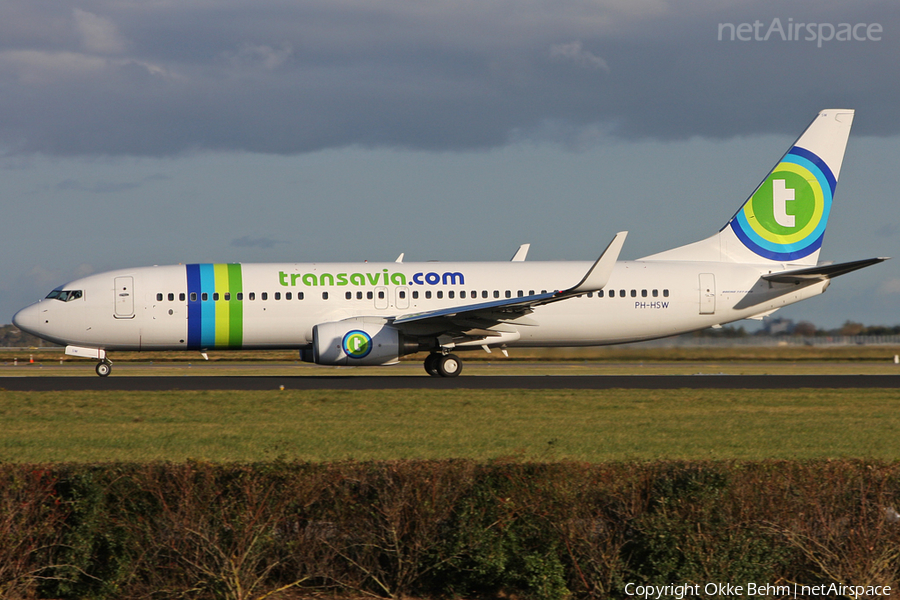 Transavia Boeing 737-8K2 (PH-HSW) | Photo 39444