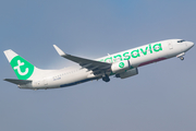 Transavia Boeing 737-8K2 (PH-HSW) at  Eindhoven, Netherlands