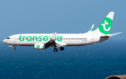 Transavia Boeing 737-8K2 (PH-HSW) at  Gran Canaria, Spain