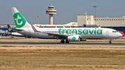 Transavia Boeing 737-8K2 (PH-HSW) at  Palma De Mallorca - Son San Juan, Spain