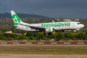 Transavia Boeing 737-8K2 (PH-HSW) at  Palma De Mallorca - Son San Juan, Spain