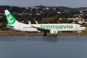 Transavia Boeing 737-8K2 (PH-HXA) at  Corfu - International, Greece