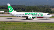 Transavia Boeing 737-8K2 (PH-HXA) at  Girona–Costa Brava, Spain
