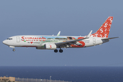 Transavia Boeing 737-8K2 (PH-HXA) at  Gran Canaria, Spain