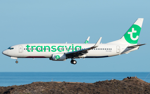 Transavia Boeing 737-8K2 (PH-HXD) at  Gran Canaria, Spain