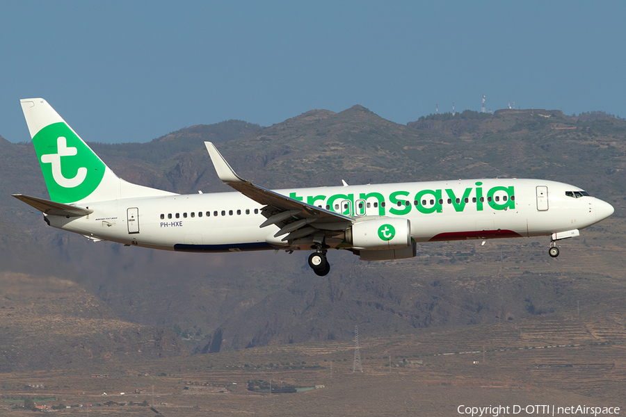 Transavia Boeing 737-8K2 (PH-HXE) | Photo 261890