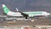 Transavia Boeing 737-8K2 (PH-HXE) at  Gran Canaria, Spain