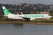 Transavia Boeing 737-8K2 (PH-HXJ) at  Corfu - International, Greece