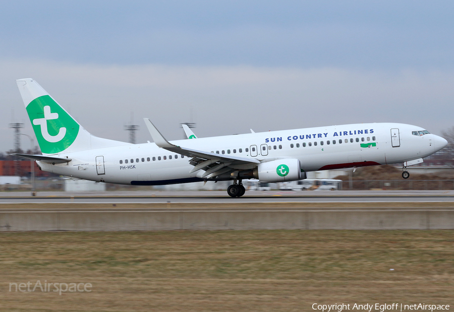 Sun Country Airlines (Transavia) Boeing 737-8K2 (PH-HXK) | Photo 199746