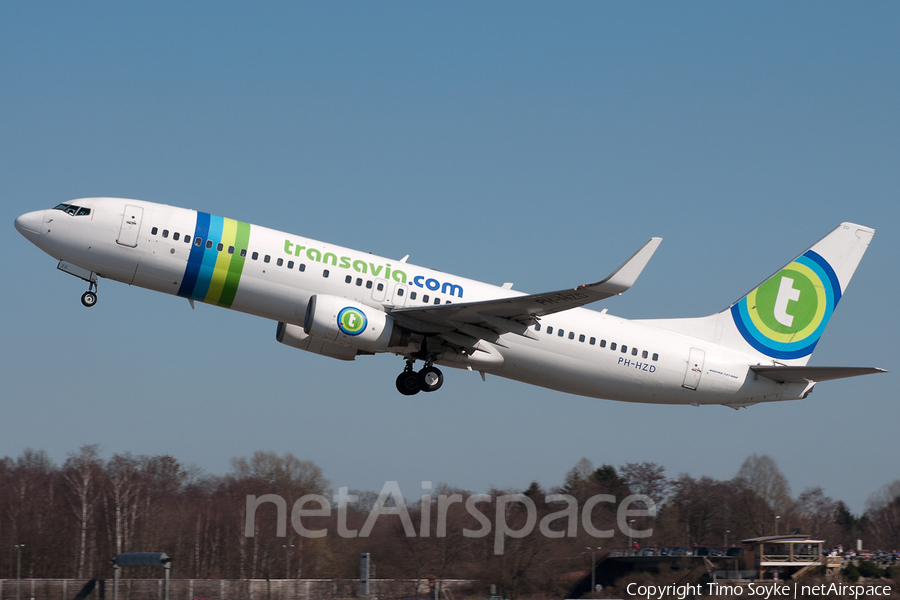 Transavia Boeing 737-8K2 (PH-HZD) | Photo 22014