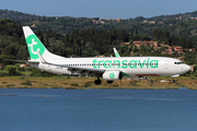 Transavia Boeing 737-8K2 (PH-HZE) at  Corfu - International, Greece