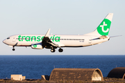 Transavia Boeing 737-8K2 (PH-HZE) at  Gran Canaria, Spain